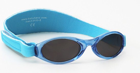 KidsBanz UV zonnebril Kinderen - Aqua - Maat 2-5 jaar