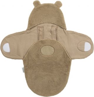 Meyco Baby Bear Wikkeldeken - Teddy - Warm Brown