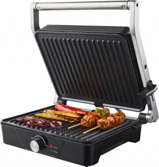 Tomado TGC4001S - XXL contactgrill - Instelbare temperatuur - Grill apparaat - 30 x 24 cm - Tosti apparaat - PFAS vrij - 2000 watt