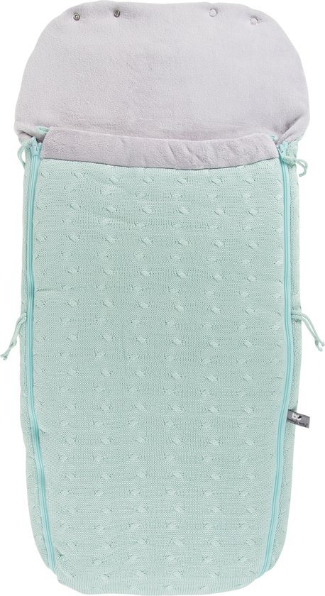 Baby's Only Voetenzak buggy - Buggyzak Cable - Mint - Geschikt voor 3-puntsgordel