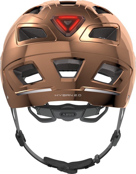 Abus Hyban 2.0 Fietshelm chrome rosé M ( 52 t/m 58 CM )