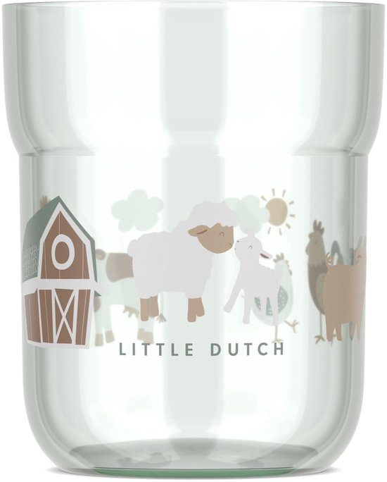 Mepal Mio Kinderbeker Little Dutch - 250 ml - Makkelijk vast te houden - Kinderservies - Little Farm