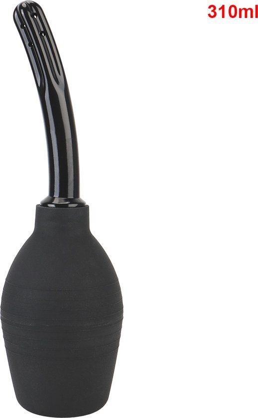 Vaginale Douche - Vaginale gezondheid - Zwart - 310 ml - Tegen jeuk, afscheiding en irritatie - Peri Bottle - Intieme Verzorging - Inwendige Reiniging - Hygiëne - Bidet - Zwangerschapscadeau - Vrouw - Dames - Douche - Candida - Reinigen