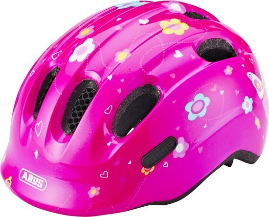 Helm ABUS Smiley 2.0 pink butterfly S (45-50cm) 72566