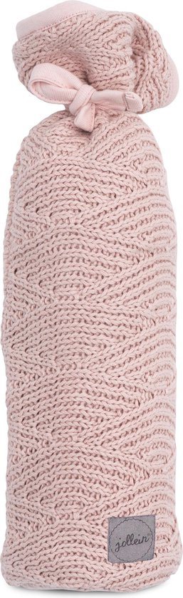 Jollein - Kruikenzak River Knit | Pale Pink - Kruiken & kruikenzakken