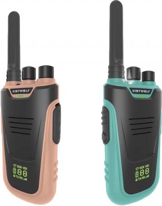 Kidywolf Kidytalk Walkie Talkie - Kinder walkie talkie - 2 stuks - 4+ jaar