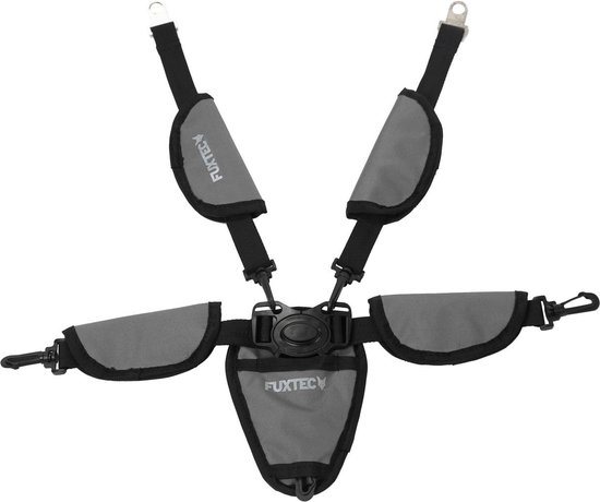 Trolley grijs 5-punts veiligheidsgordel - FUXTEC - Premium Cruiser