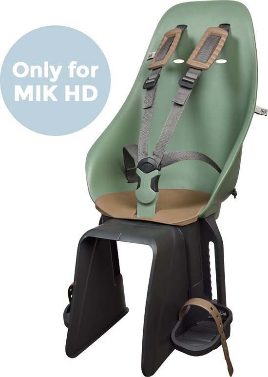 Urban Iki Fietsstoeltje Achter Ta–ke MIK HD - Icho Green/ Kurumi Brown
