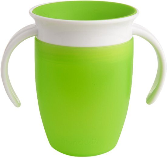 Munchkin Miracle Trainer Oefenbeker Groen - 2 x 207 ml - Voordeelverpakking