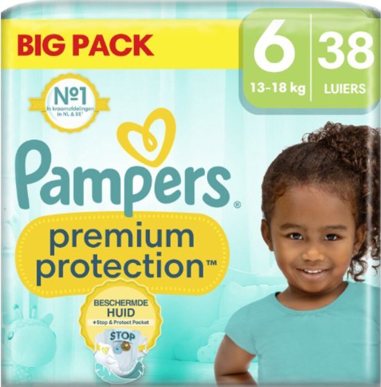 Pampers - Premium Protection - Maat 6 - Maandbox - 114 luiers - 13/18 KG
