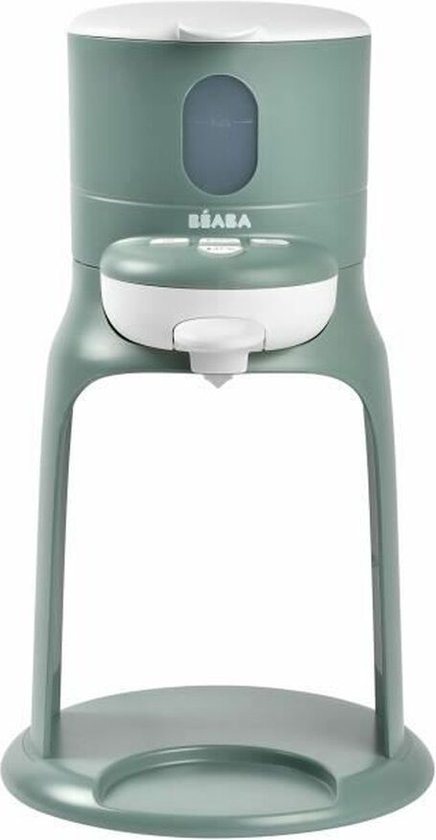 Béaba Bib'Expresso® Flessenbereider - Snelle Babyfles Bereiding - 30s Opwarmtijd - Instelbare Temperatuur - Flessenwarmer - Bain-Marie Functie - Eucalyptus