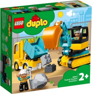 LEGO DUPLO Truck & Graafmachine met rupsbanden - 10931