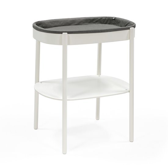 Stokke Sleepi verschoontafel, wit - maakt zijwaartse en oudergerichte posities mogelijk - inclusief kussen