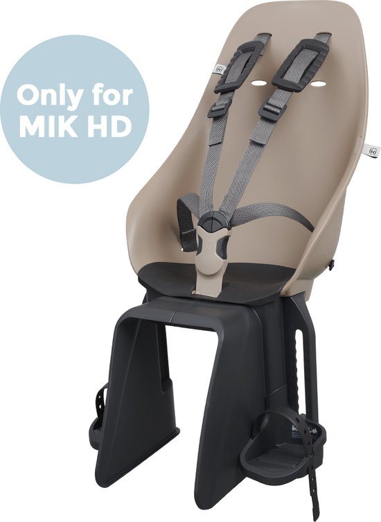 Urban Iki Fietsstoeltje Achter Ta–ke MIK HD - Inaho Beige/ Bincho Black