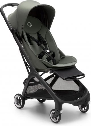 Bugaboo Butterfly ultracompacte reiskinderwagen, eenvoudig in één seconde inklapbaar, extra ruime kinderwagen voor de stad van baby tot peuter, Forest Green