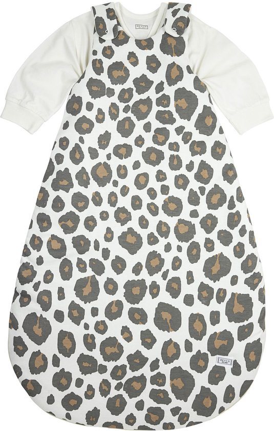 Meyco Baby Panter baby slaapzak rond tweedelig - neutral - 80/86 - 2.5 TOG