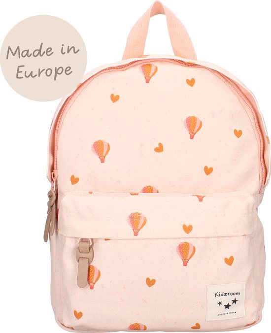Kidzroom Paris Sweet Cuddles Rugzak - Roze - Luchtballon - 5.7L