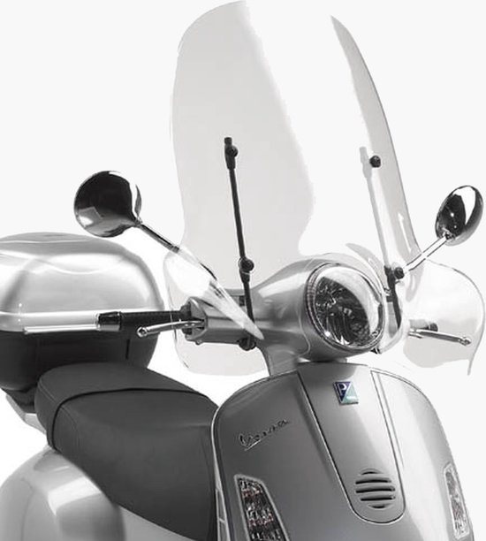 Vespa LX windscherm - hoog scooter scherm - inclusief bevestigingsset