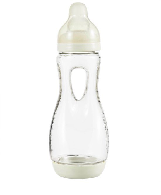 Difrax Handgreepfles - 240 ml - Crème - Anti Colic