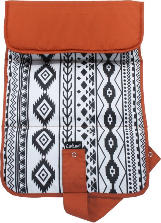 KipKep Napper Verschoonmatje - uit gerecyclede materialen - machinewasbaar  - Etnic Spice