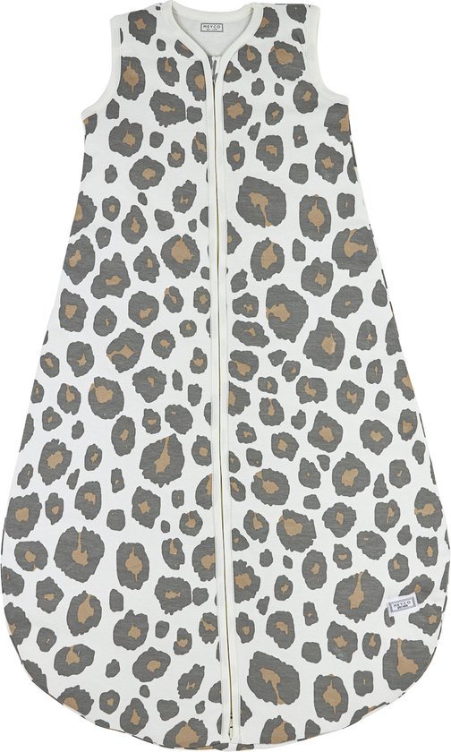 Meyco Baby Panter baby zomerslaapzak rond - neutral - 110cm - 0.5 TOG