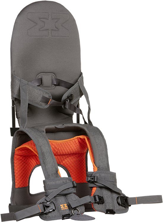 MiniMeis Schouderdrager - Compact opvouwbaar - Grey/Orange