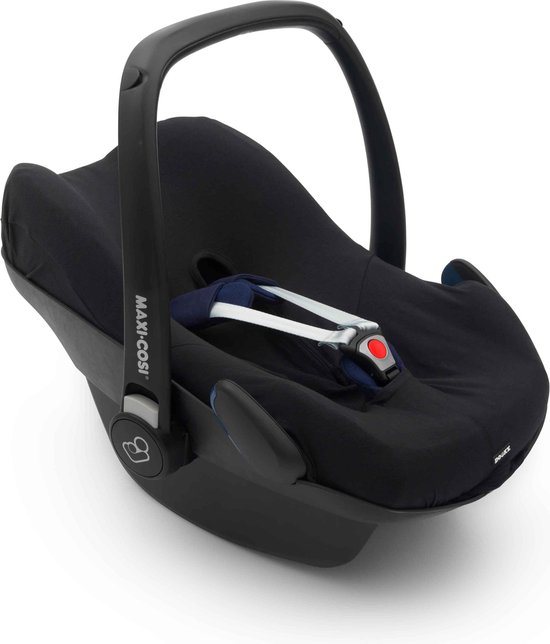 Dooky Seat Cover 0+ Autostoel hoes Zwart Uni - Universele Autostoelhoes Maxi Cosi CabrioFix, Maxi Cosi hoes Pebble, Maxicosi hoes, Cybex en meer - Autostoelhoes Baby Universeel
