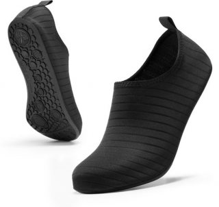 YONO Waterschoenen voor Volwassenen - Anti-Slip Zwemschoenen Dames en Heren - Zwart - Maat 38-39