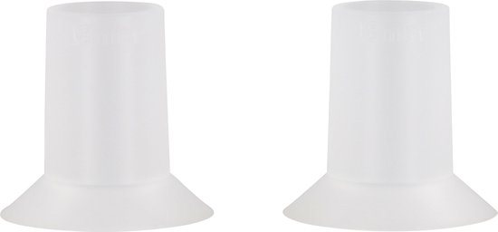 Youha® Borstschildverkleiners - Borstschilden - Borstkolf accessories - BPA vrij - elektrische draadloze borstkolven - Silicone borstschilden - Set van 2 stuks - Maat 18mm