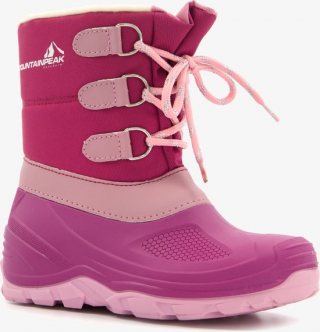 Mountain Peak gevoerde kinder snowboots roze - Maat 34/35 - Moonboots