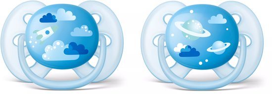 Philips Avent Ultra soft SCF222/22 Fopspeen - 6-18 maanden - 2 Stuks