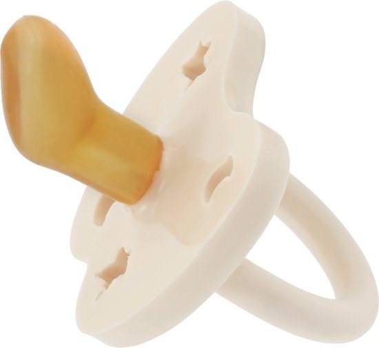 HEVEA - Fopspeen - Orthodontisch - Milky White - 0-3 mnd - 100% natuurrubber