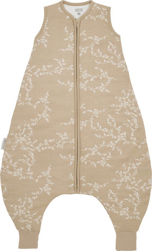 Meyco Baby Branches baby winter slaapoverall jumper - sand - 92cm - 2.0 TOG