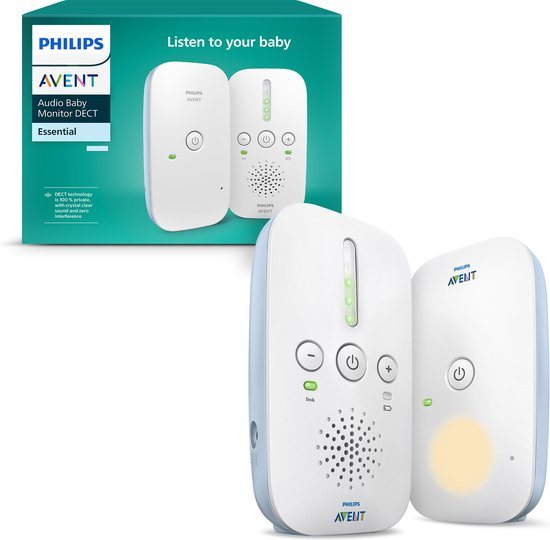 Philips Avent - Babyfoon met DECT-verbinding - Audio babyfoon - SCD503/26