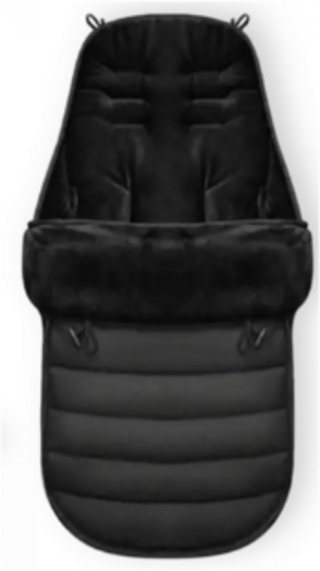Universele Luxe Voetenzak Babywagen & Autostoel Zwart Buggy Kinderwagen Voetzak Footmuff Maxi Cosi Baby