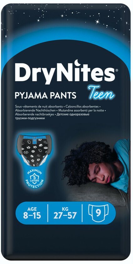 DryNites® 8-15 jongen 10 stuks