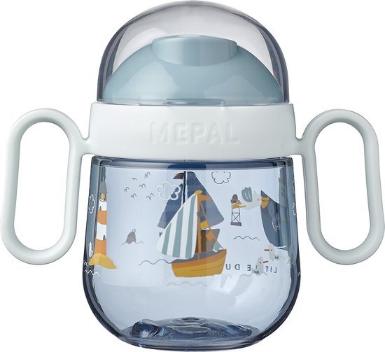 Mepal Mio non-spill sippy cup mio 2.0 Little Dutch - 200 ml - Makkelijk vast te houden - Kinderservies - Sailors Bay