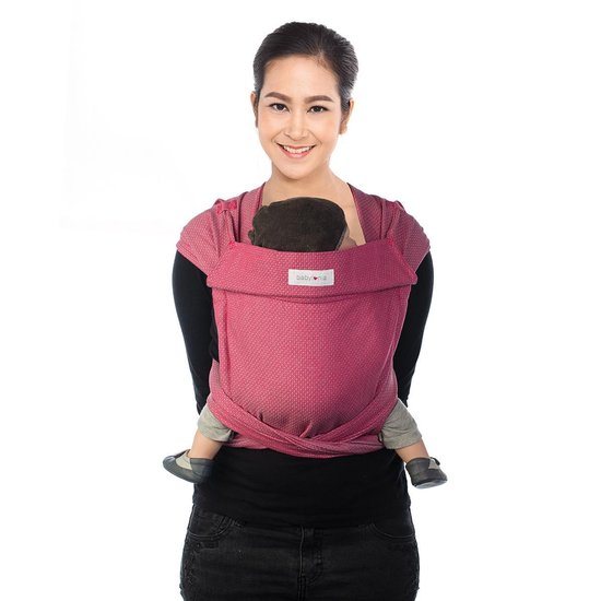 Babylonia BB TAI Draagdoek Baby - One Size - Delicate Pink