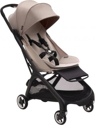 Bugaboo Butterfly ultracompacte reiskinderwagen, eenvoudig in één seconde inklapbaar, extra ruime kinderwagen voor de stad van baby tot peuter, Desert Taupe