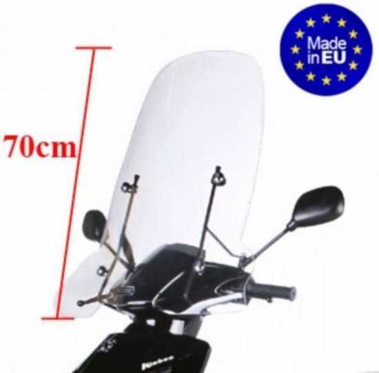 DMP Windscherm Peugeot Kisbee plus bevestings beugels