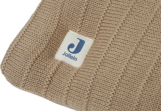 Jollein - Boxkleed (Biscuit) Pure Knit - Biologisch Katoen - Speelkleed Baby - 75x95cm