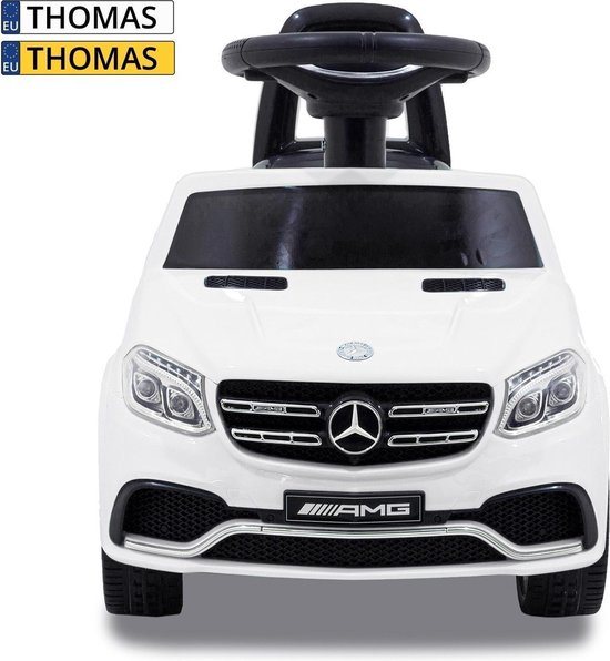 Mercedes GLS63 AMG - Elektrische Loopauto - 6V - Afstandsbediening - Wit