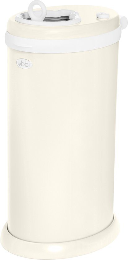 Ubbi - Luieremmer - Mat Zand/Ivoor - Metaal - Geurloos - Geen navulcassettes nodig