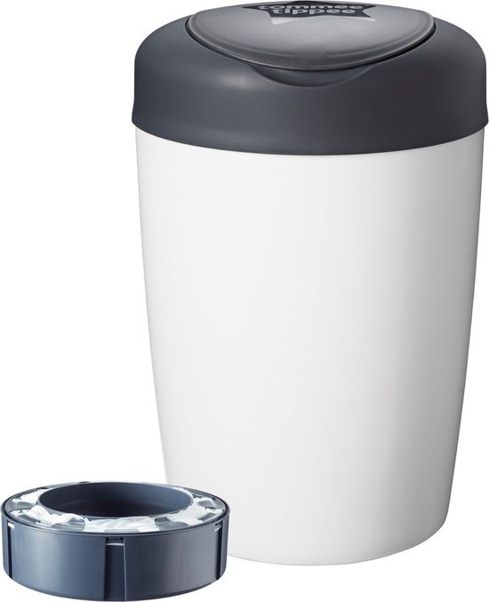 Tommee Tippee Simplee Sangenic luieremmer - voor maximaal 23 luiers - 1 navulcassette - wit