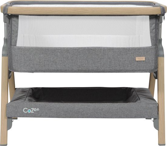 Tutti Bambini Cozee Bedside Wieg - Oak/Charcoal