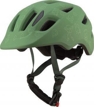 GO-OFF FIRST Kinderhelm - Extra Veilige Fietshelm voor Kinderen - Voor Fietsen en Skaten - Kind vriendelijke Jongens en Meisjes Helm van 1 - 4 Jaar - Groen - Maat XS
