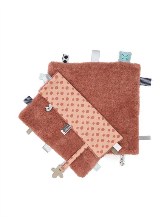 Snoozebaby Sweet Dreaming - knuffeldoekje - met veel labeltjes - biedt rust en comfort - Oekotex mat