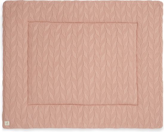 Jollein - Boxkleed (Rosewood) - Spring Knit - Katoen - Speelkleed Baby - 75x95cm