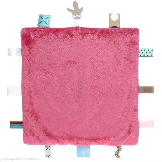 Labeldoekje Snoozebaby - Funky Pink