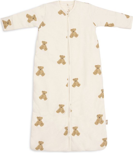 Jollein - Baby Slaapzak 4-Seizoenen 110cm - Slaapzak met Mouwen - Teddy Bear